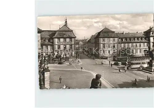 Fulda Blick vom Schloss in die Friedrichstrasse Kat. Fulda