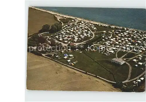 Waabs Campingplatz Hoekholz Ostsee Fliegeraufnahme Kat. Waabs