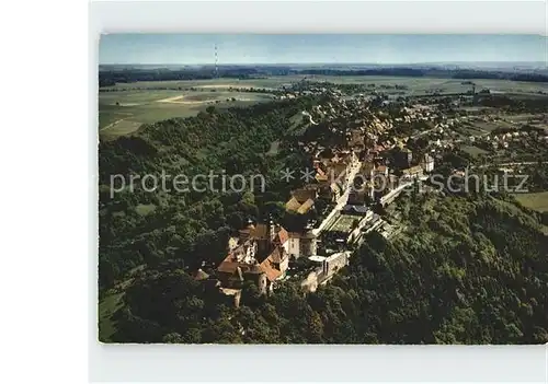 Langenburg Wuerttemberg Schloss Langenburg Fliegeraufnahme Kat. Langenburg