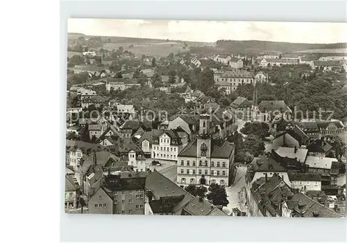 Schneeberg Erzgebirge Blick vom Turm der St Wolfgangskirche Kat. Schneeberg