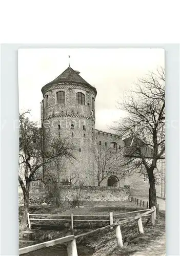 Neustadt Glewe Altes Schloss Bergfried und Torbau Kat. Neustadt Glewe