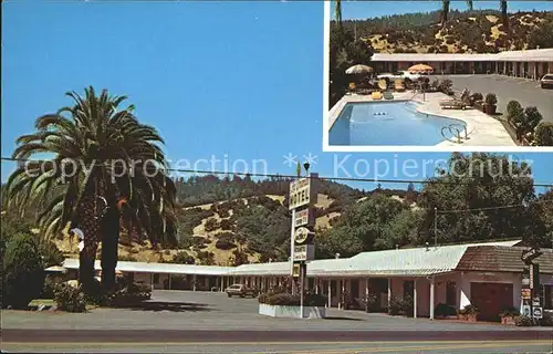 Cloverdale California Grande Motel  Kat. Cloverdale