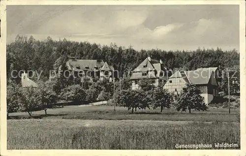 Oberdachstetten Genesungshaus Waldheim Kat. Oberdachstetten