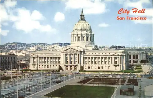 San Francisco California City Hall Kat. San Francisco
