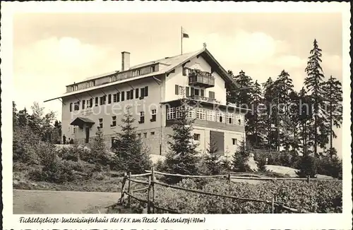 Fleckl Fichtelgebirge Unterkunftshaus Ochsenkopf Kat. Warmensteinach