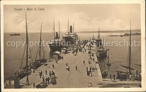 Trieste Molo S Carlo Kat. Trieste