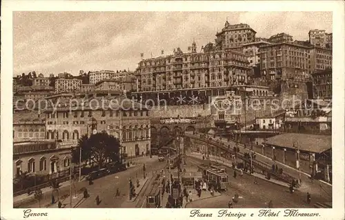 Genova Genua Liguria Piazza Principe Hotel Miramare Kat. Genova