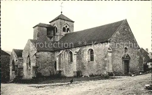 Boux sous Salmaise Eglise face ouest  Kat. Boux sous Salmaise