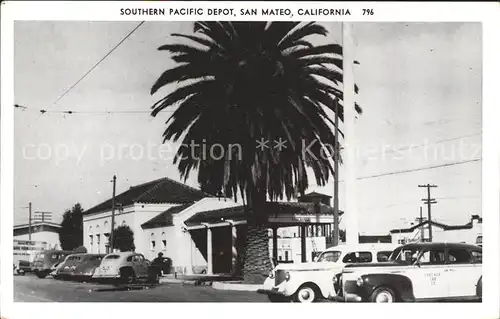 San Mateo California Southern Pacific Depot  Kat. San Mateo