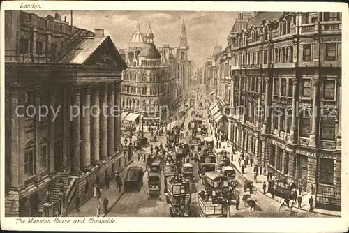 London Mansion House Cheapside  Kat. City of London