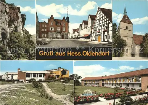 Hessisch Oldendorf Kirche Brunnen Stadtplatz Kat. Hessisch Oldendorf