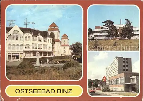 Binz Ruegen Strandpromenade Restaurant Erholungsheim Arkona  Kat. Binz