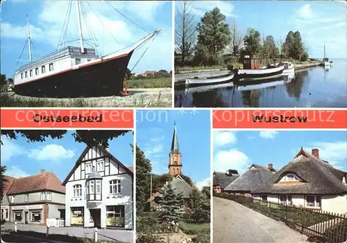 Wustrow Ostseebad Hafen Hauptstrasse Anlage Neue Strasse Kat. Ostseebad Wustrow