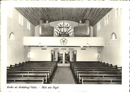 Ascheberg Holstein Kirche Orgel  Kat. Ascheberg (Holstein)