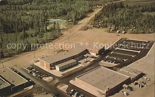 Hinton Alberta Million Dollar Athabaska Valley Hotel aerial view Kat. Hinton