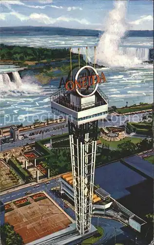 Niagara Falls Ontario Oneida Observation Tower aerial view Kat. Niagara Falls Canada