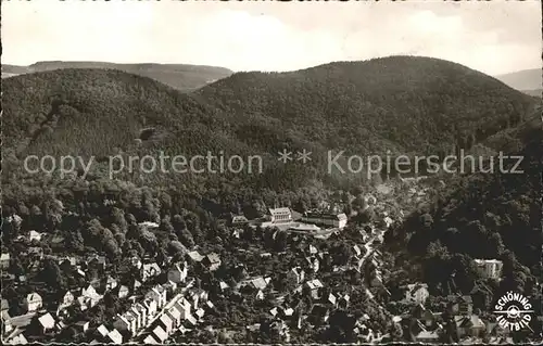 Bad Harzburg Blick ins Krodatal Fliegeraufnahme Kat. Bad Harzburg