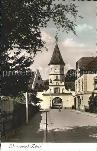 Schussenried Bad Toerle Kat. Bad Schussenried