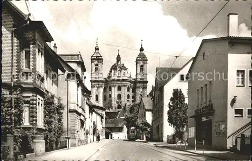Weingarten Wuerttemberg Basilika mit Abt Hyller Strasse / Weingarten /Ravensburg LKR
