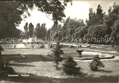 Lunzenau Freibad Schwimmbad Kat. Lunzenau