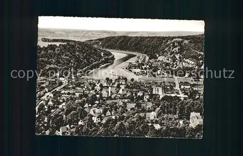 Bad Karlshafen Solbad Oberweser Fliegeraufnahme Kat. Bad Karlshafen