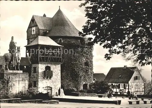Burg Wupper Schloss Schlossplatz Batterieturm Glockenstuhl Kat. Solingen