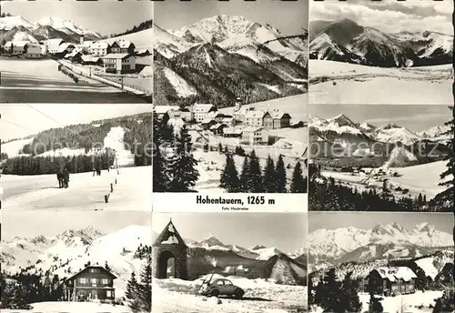 Hohentauern Teilansichten Winterlandschaft Alpenpanorama Kat. Hohentauern