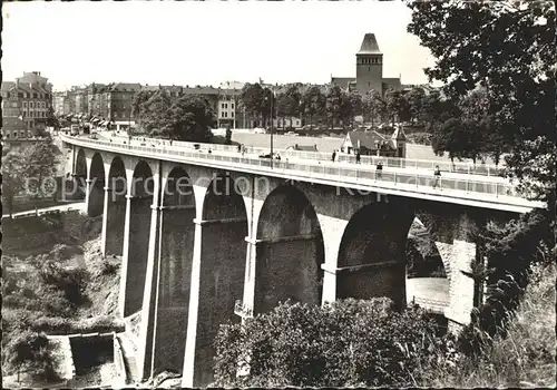 Luxembourg Luxemburg Viaduc dit Passerelle Avenue de la Gare Kat. Luxembourg