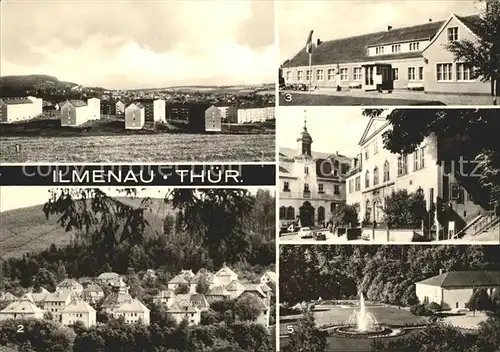 Ilmenau Thueringen Neues Stadtgebiet Kreiskulturhaus Schortesiedlung Marktplatz Kat. Ilmenau