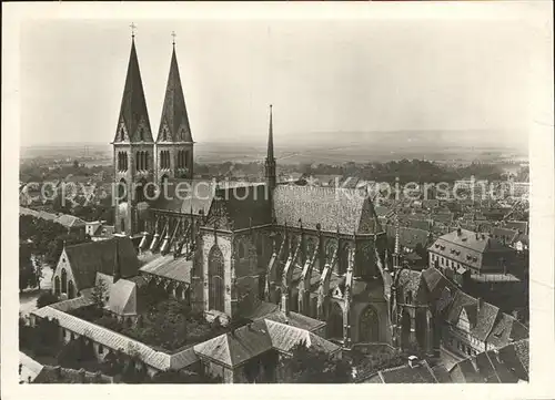 Halberstadt Stadtbild mit Dom Kat. Halberstadt