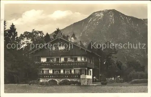 Weissach Rottach Egern Landhaus Woess Alpen Kat. Rottach Egern