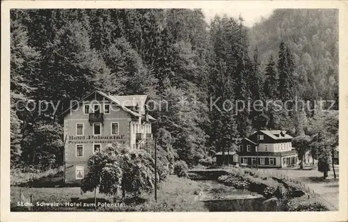 Hohnstein Saechsische Schweiz Hotel zum Potenzial Kat. Hohnstein