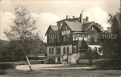 Baerenfels Erzgebirge HO Gaststaette Felsenburg Kat. Altenberg