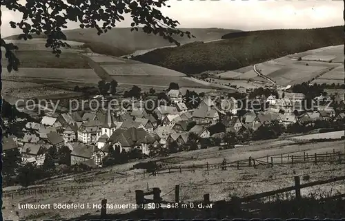 Boedefeld Gesamtansicht Luftkurort Kat. Schmallenberg