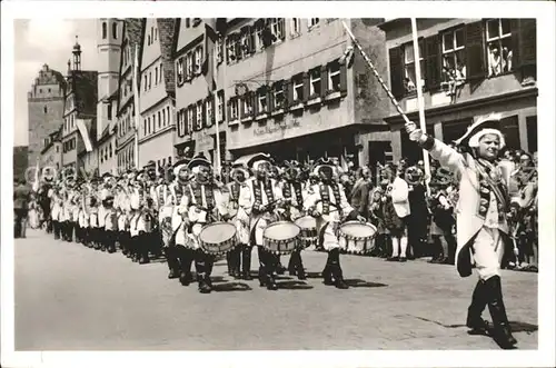 Dinkelsbuehl Knappenkapelle Festumzug 1000jaehrige Stadt Kat. Dinkelsbuehl