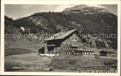 Krimml Tauernhaus Alpen Kat. Krimml