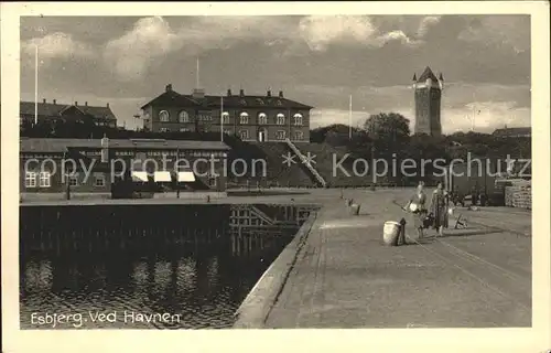 Esbjerg Ved Havnen Hafenpartie Kat. Esbjerg