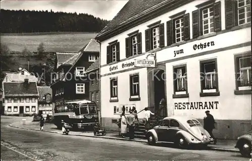 Griesbach Bad Hotel Restaurant zum Ochsen Kat. Bad Griesbach i.Rottal