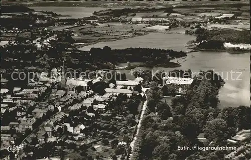 Eutin Seenplatte Naturpark Holsteinische Schweiz Fliegeraufnahme Kat. Eutin