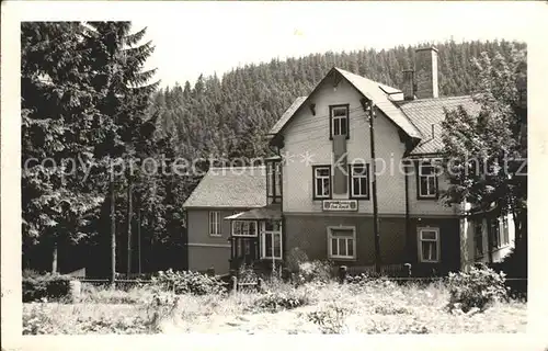 Finsterbergen Haus Ernst Kamieth FDGB Feriendienst Kat. Finsterbergen Thueringer Wald