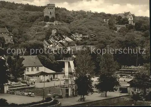 Frankenhausen Bad Schwimmbad Solbad Kat. Bad Frankenhausen