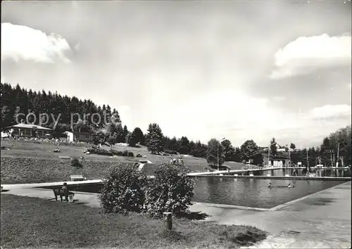 Adorf Vogtland Waldbad Schwimmbad Kat. Adorf