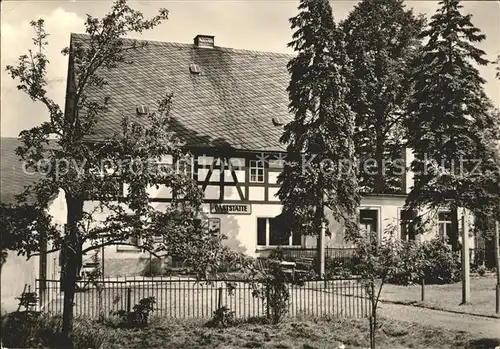 Hilmersdorf Gaststaette Graebner Kat. Wolkenstein