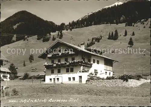 Lermoos Tirol Haus Schoenblick Alpen Kat. Lermoos