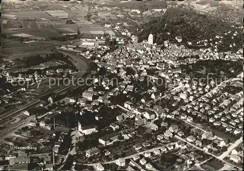 Herrenberg Gaeu Fliegeraufnahme / Herrenberg /Boeblingen LKR