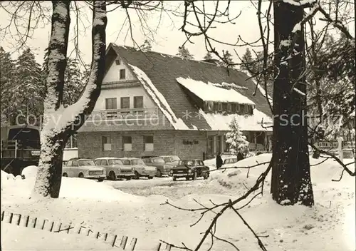 Friedrichroda HO Gaststaette Heuberghaus Kat. Friedrichroda