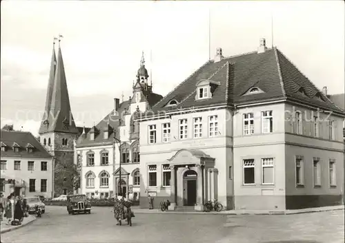 Egeln Rathaus Landambulatorium am Markt Kat. Egeln