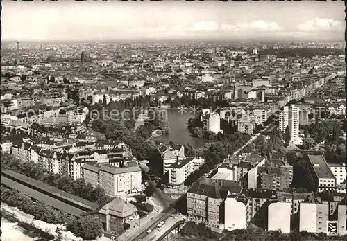 Charlottenburg Blick vom Funkturm auf den Lietzensee / Berlin /Berlin Stadtkreis