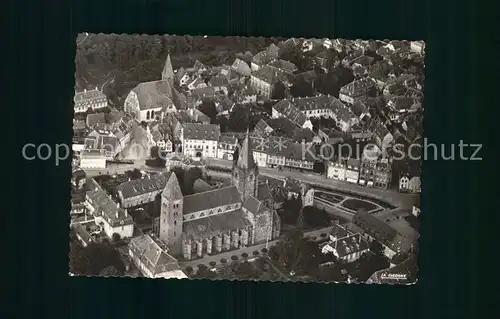 Wissembourg Cathedrale vue aerienne Kat. Wissembourg