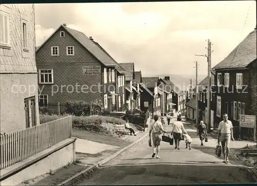 Masserberg Ernst Thaelmann Strasse Hoehenluftkurort Kat. Masserberg